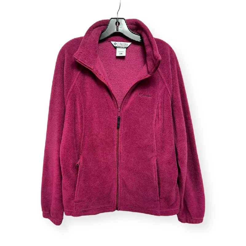 Trendy Men's Anorak JacketsJacket Fleece By Columbia In Purple, Size: Xl