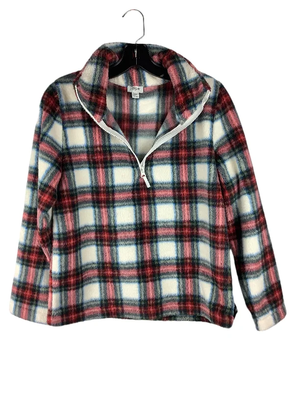 Men's Coats for Everyday WearJacket Fleece By J. Crew In Plaid Pattern, Size: Xs