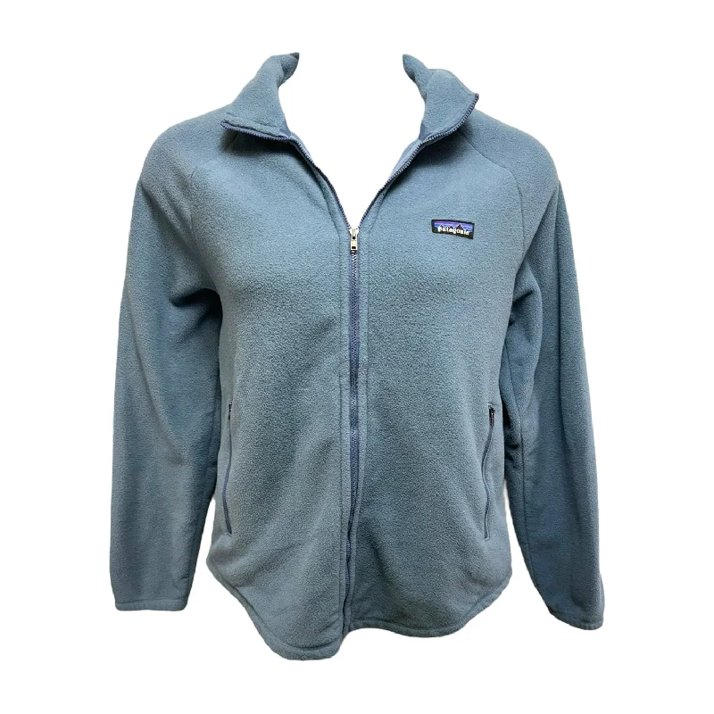 Men's Coats with Modern CutsClassic Microdini Fleece Jacket By Patagonia In Blue, Size: M Men's Coats with Modern CutsClassic Microdini Fleece Jacket By Patagonia In Blue, Size: M