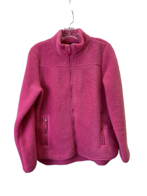 Men's Coats for Every OccasionJacket Fleece By Talbots In Pink, Size: M