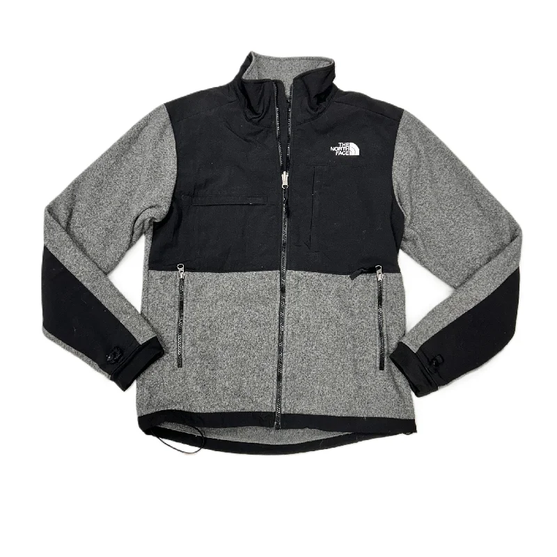 Men's Coats for Cold WeatherJacket Fleece By The North Face In Black & Grey, Size: M