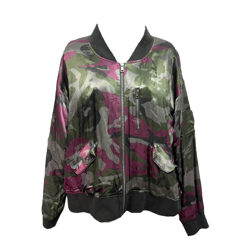 Men's Coats with Water-Repellent FabricJacket Other By Marrakech In Camouflage Print, Size: L