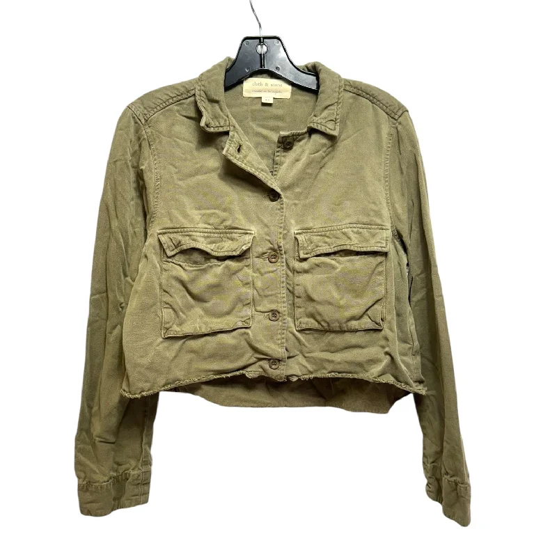 Men's Coats for SnowboardingJacket Shirt By Cloud Chaser In Green, Size: Xs