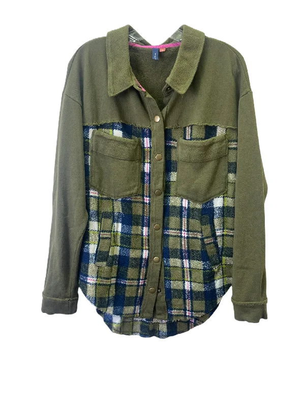Men's Coats with Modern CutsJacket Shirt By Pilcro  Size: S