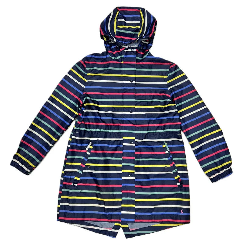 Men's Coats with Removable LiningsJacket Windbreaker By Joules In Striped Pattern, Size: M Men's Coats with Removable LiningsJacket Windbreaker By Joules In Striped Pattern, Size: M