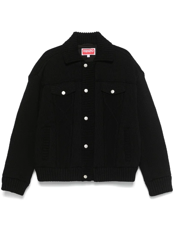 Men's Coats for Big and TallKnitted Down Jacket