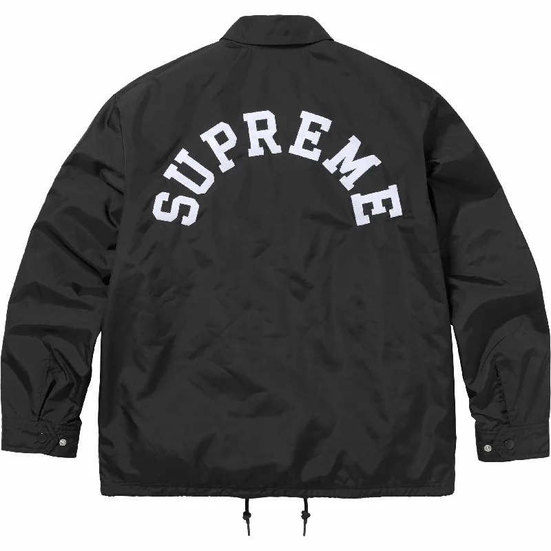 Men's Coats with Snap ButtonsSupreme® Champion® Coaches Jacket Black