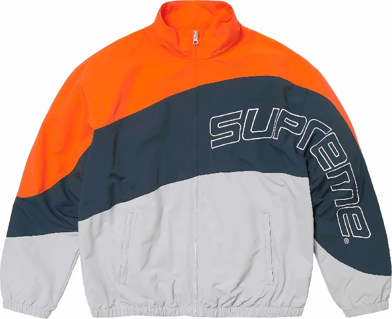 Men's Coats without LiningSupreme Curve Track Jacket Grey