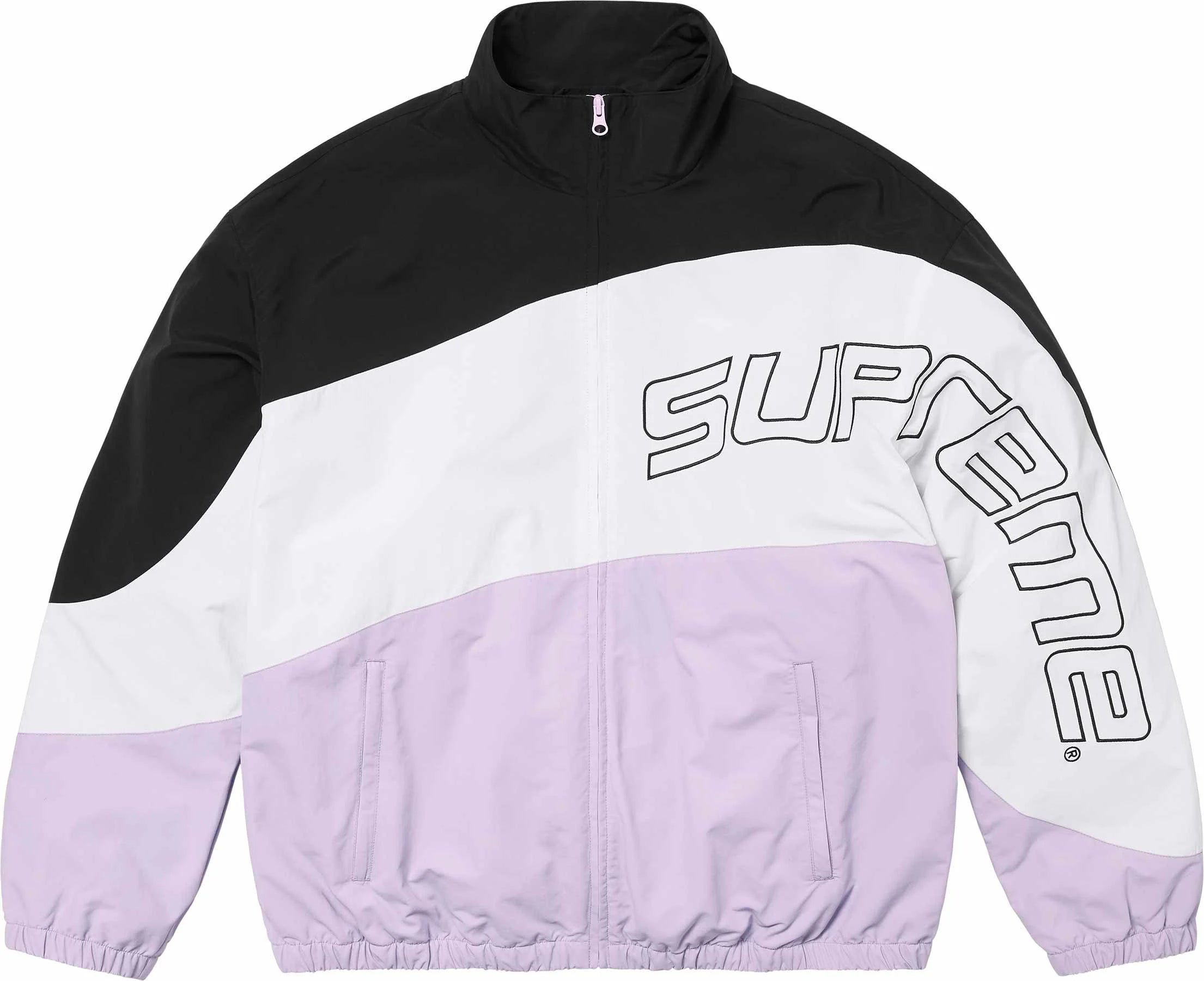 Men's Coats for Mild WeatherSupreme Curve Track Jacket Purple