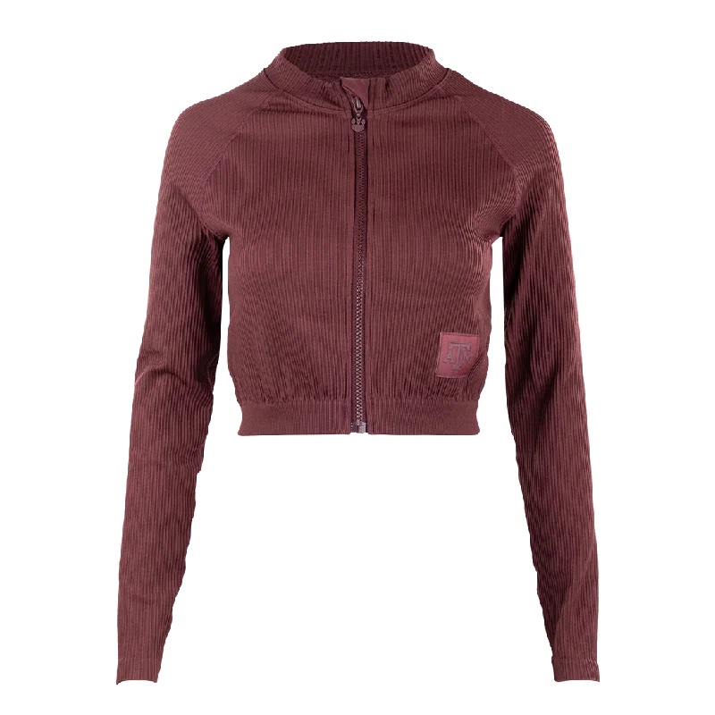 Luxurious Men's Cashmere CoatsTexas A&M KADYLUXE Turkish Rib Seamless Jacket