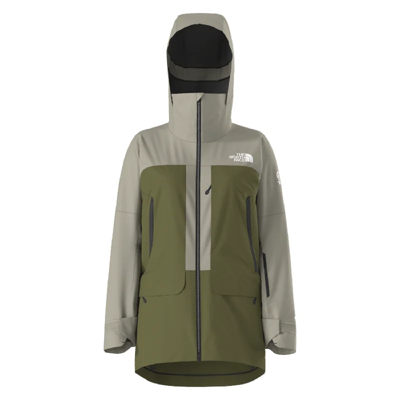Comfortable Men's ParkasThe North Face Women's Summit Verbier Gore-tex Jacket 2025 Clay Grey/Forest Olive