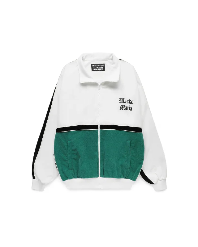 Luxurious Men's Cashmere CoatsTrack Jacket D (Type-2) - White