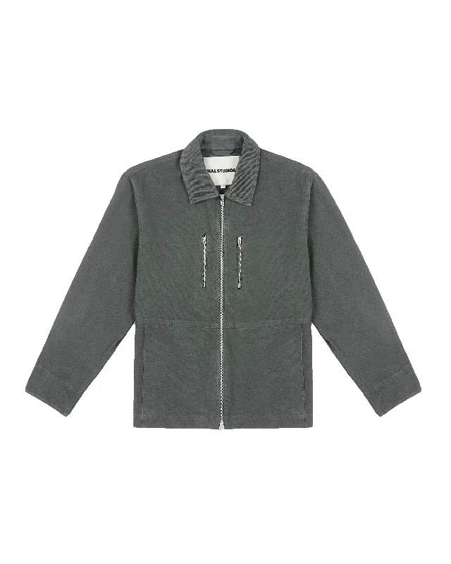Men's Coats with Embroidered DetailsWORK JACKET - SEDONA SAGE