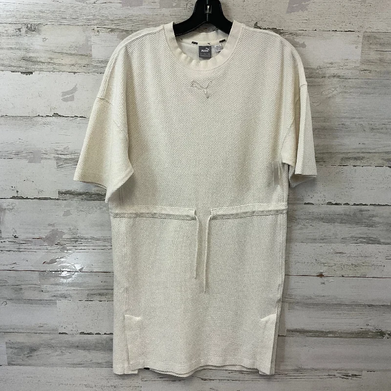 women's luxury dressesAthletic Dress By Puma In Cream, Size: Xs