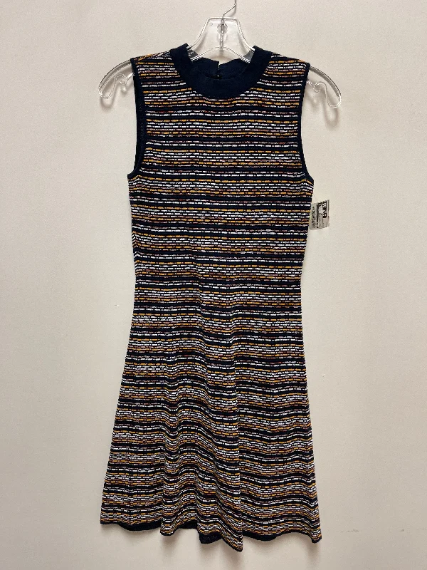 Tea-Length DressDress Casual Short By Bar Iii In Navy, Size: S
