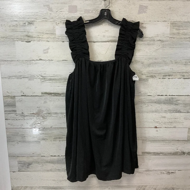 Peplum DressDress Casual Short By Entro In Black, Size: L