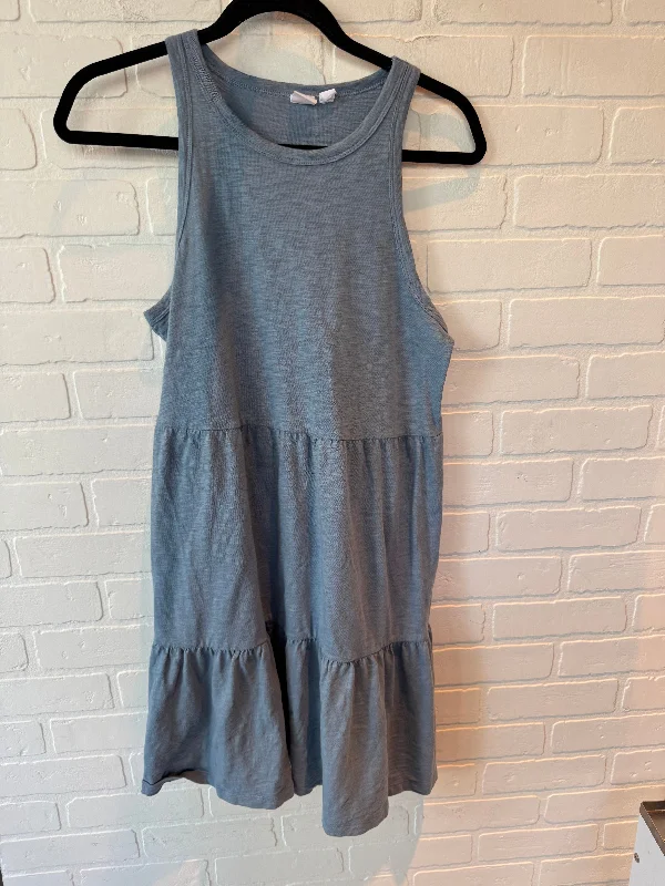 Leather DressDress Casual Short By Gap In Blue, Size: S