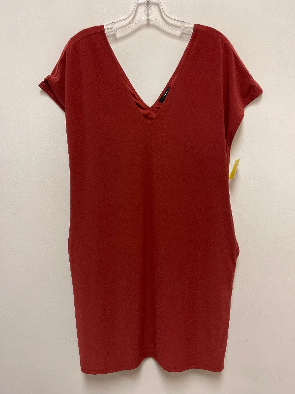 women's business casual dressesDress Casual Short By Halogen In Orange, Size: L
