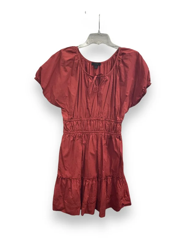 Pearl DressDress Casual Short By J. Crew In Red, Size: S