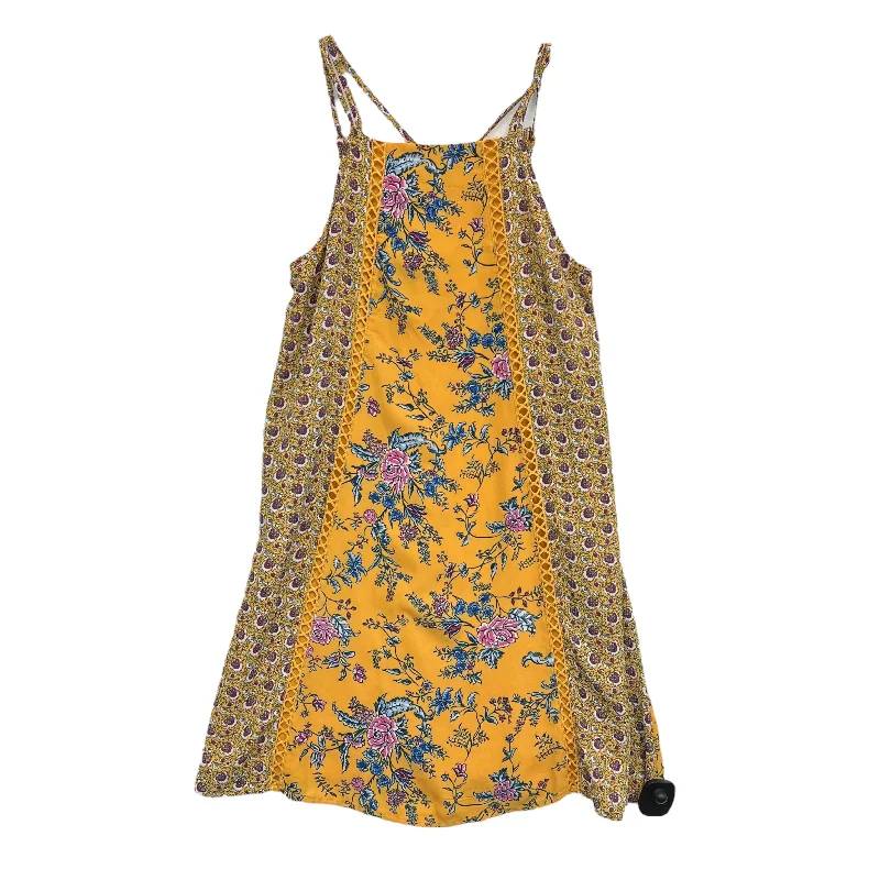 women's bodycon dressesDress Casual Short By Miami In Blue Yellow, Size: Xs