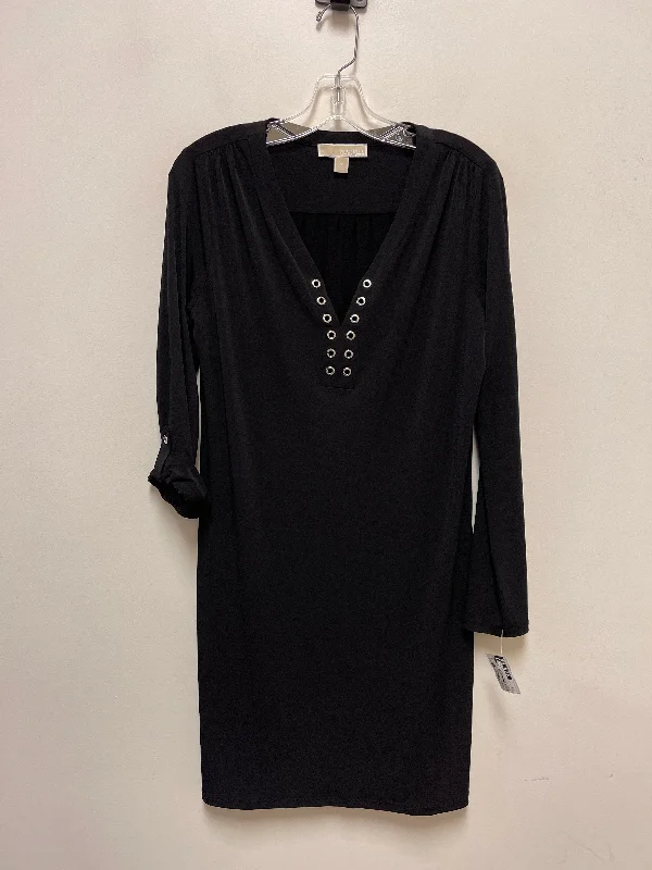 Spaghetti Strap DressDress Casual Short By Michael By Michael Kors In Black, Size: M