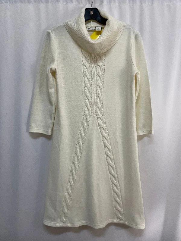 Embellished DressDress Sweater By Kim Rogers In Cream, Size: S