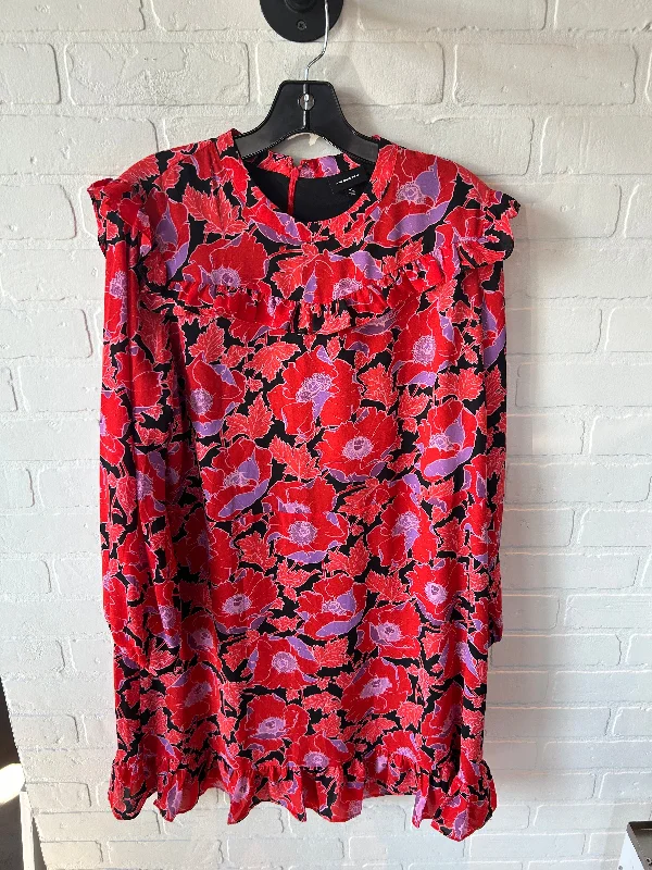 women's apple-shaped body dressesDress Work By Who What Wear In Floral, Size: Xl