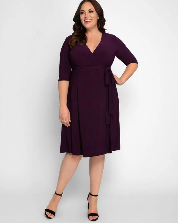 women's glam dressesKiyonna Essential Wrap Short Dress Sale