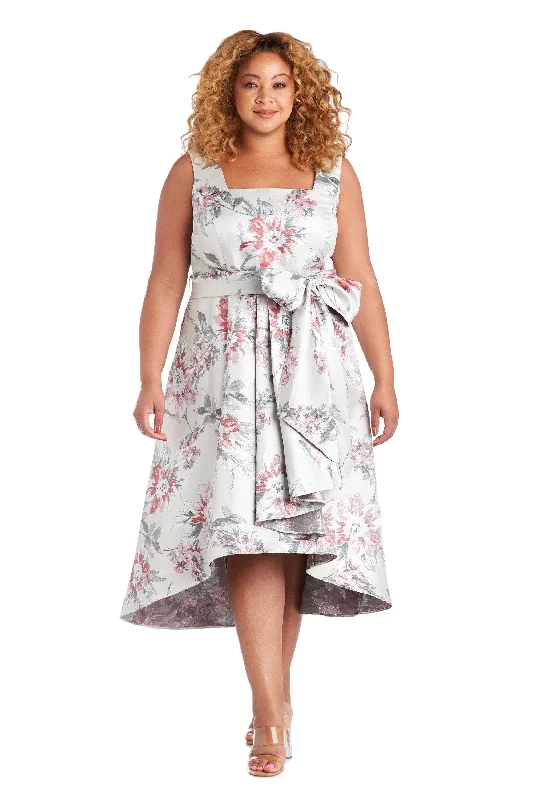 women's unique dressesR&M Richards 7213W High Low Plus Size Floral Dress